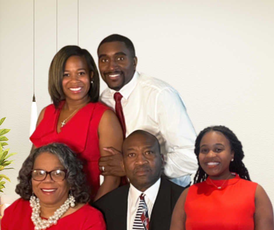 A group of people are posing for a picture together