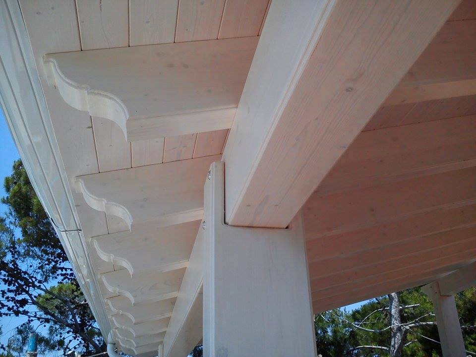 Struttura portante per copertura in legno