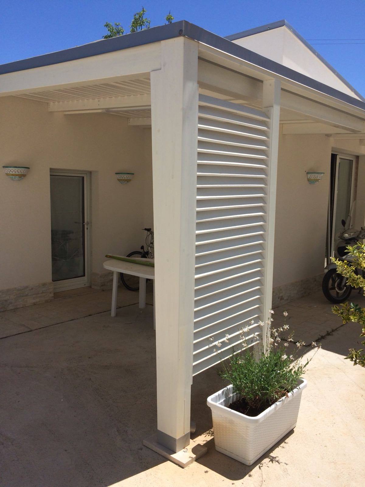 Pergola personalizzata in legno