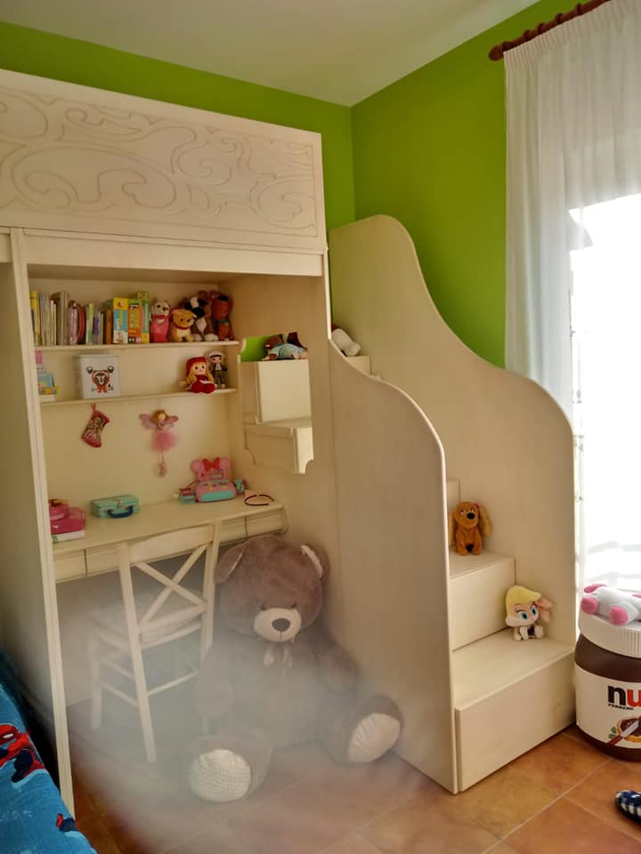 cameretta bambini in legno