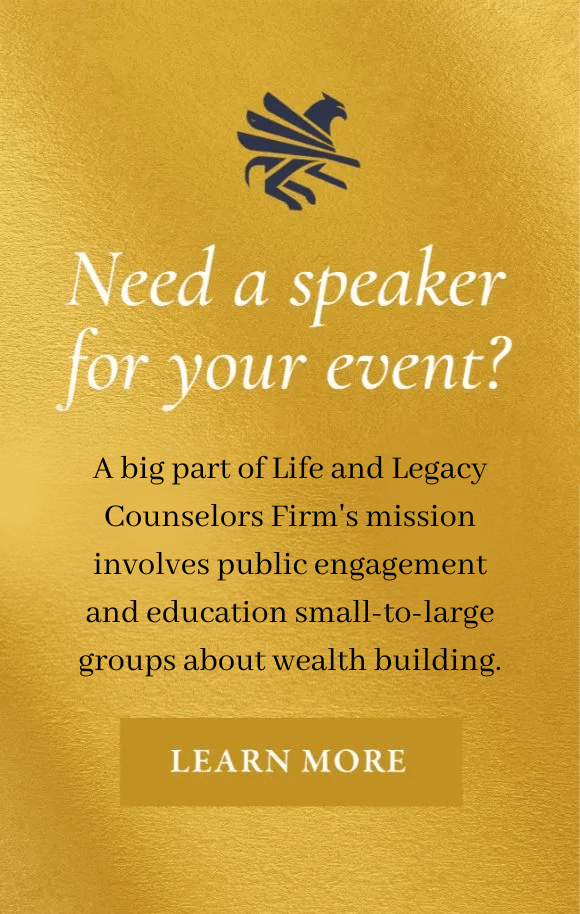 A poster that says need a speaker for your event