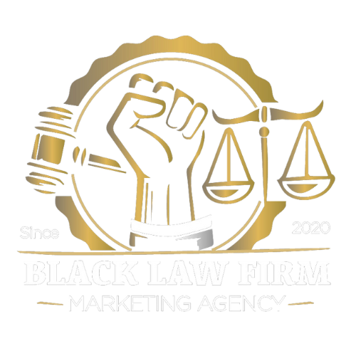 A logo for a law firm with a fist holding a gavel and scales of justice.