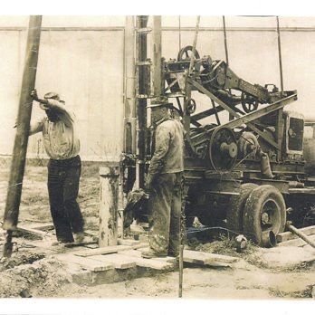 well drilling truck