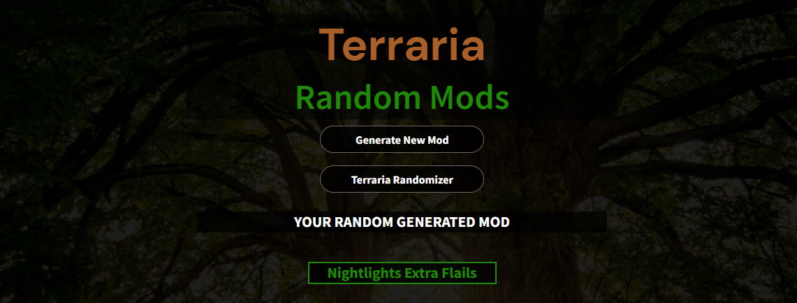 Terraria Random Mods