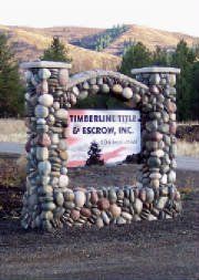 Timberline Title & Escrow Sign - Escrow in Council, ID