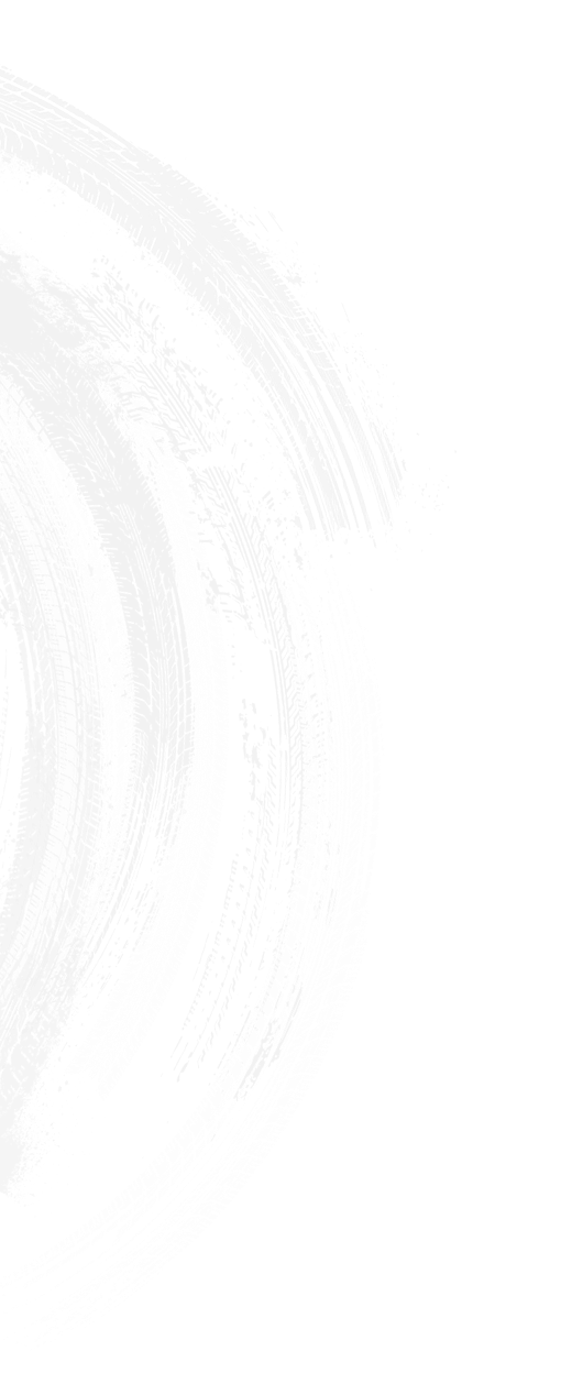 Abstract white brushstrokes in a semi-circle against a white background | Allegiance Automotive