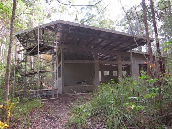 A House Is Being Built In The Middle Of A Forest — Sven Margraf Constructions Pty Ltd In Atherton QLD