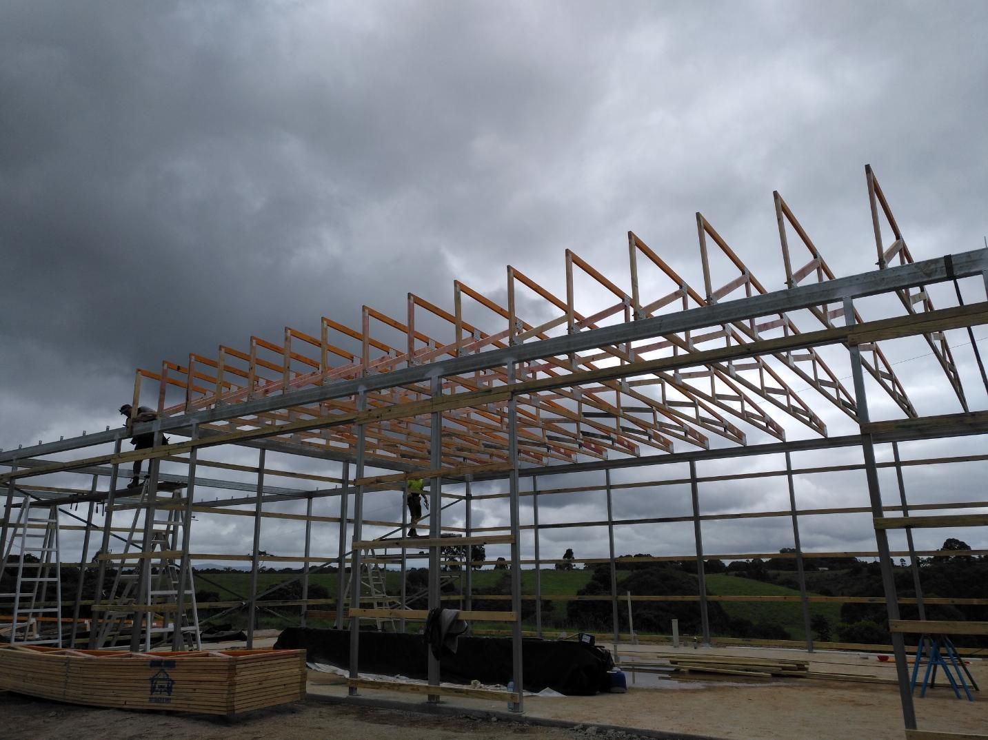 A Building Under Construction With A Cloudy Sky In The Background — Sven Margraf Constructions Pty Ltd In Atherton QLD
