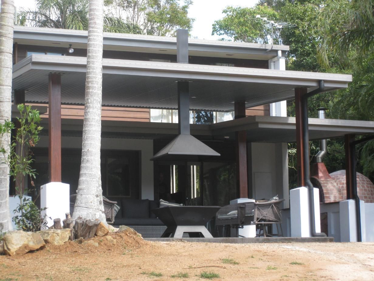 A House With A Chimney On The Side Of It — Sven Margraf Constructions Pty Ltd In Atherton QLD