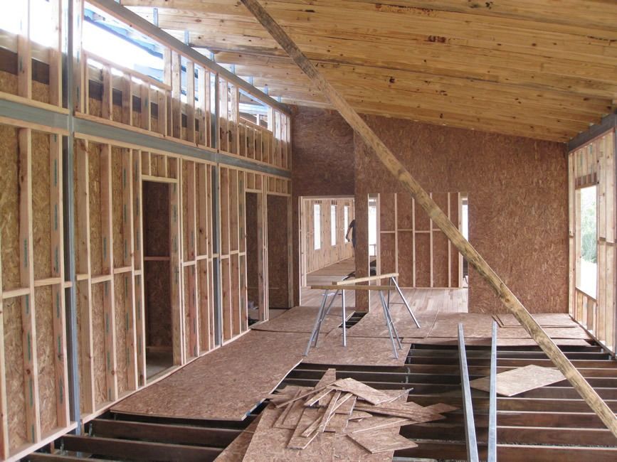 A Large Room With Wooden Walls And A Wooden Floor — Sven Margraf Constructions Pty Ltd In Atherton QLD
