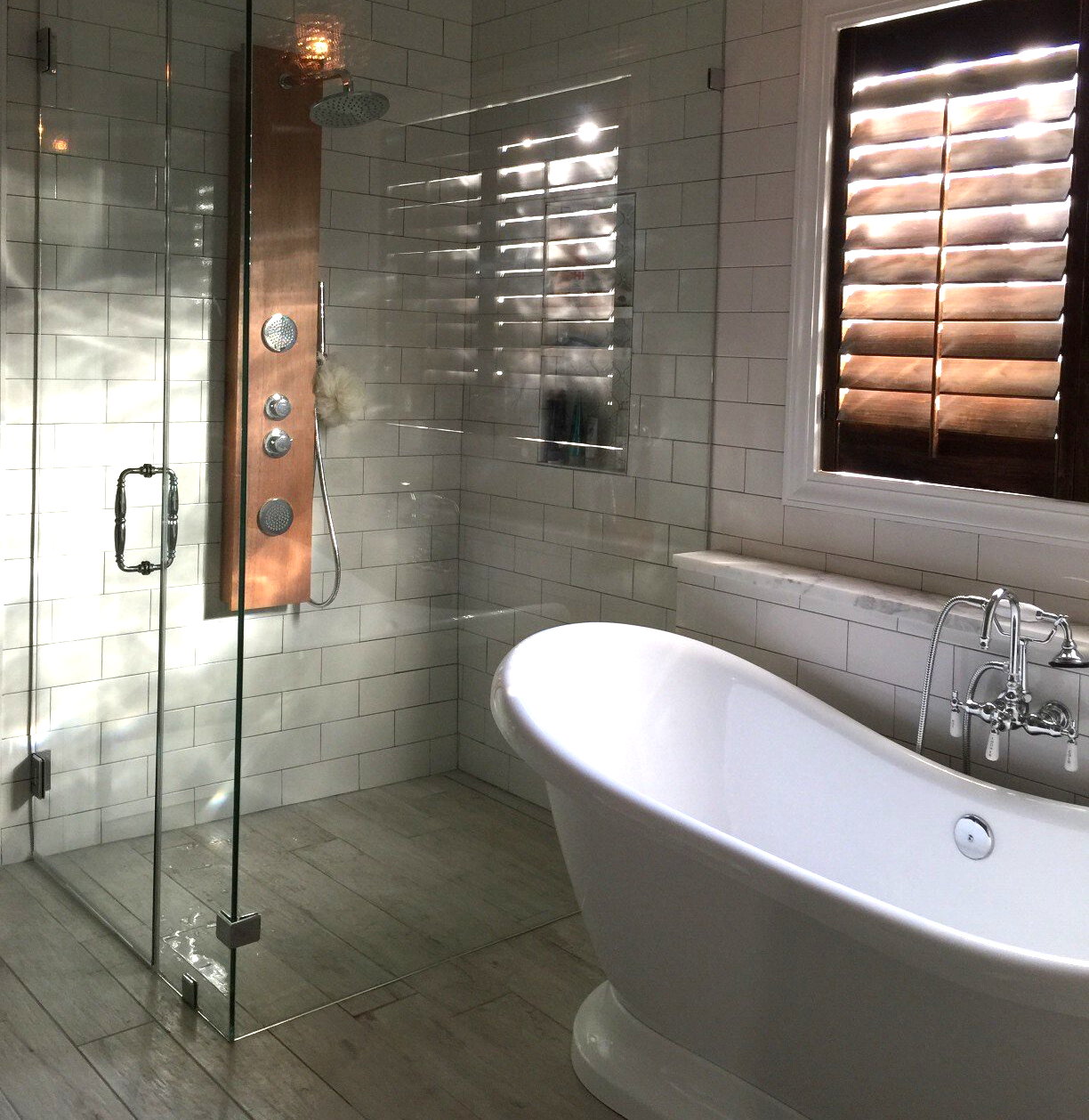 Kalamazoo bathroom remodel tub and shower