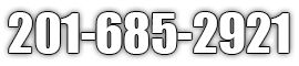 201-685-2921 phone number. White text with black shadow.