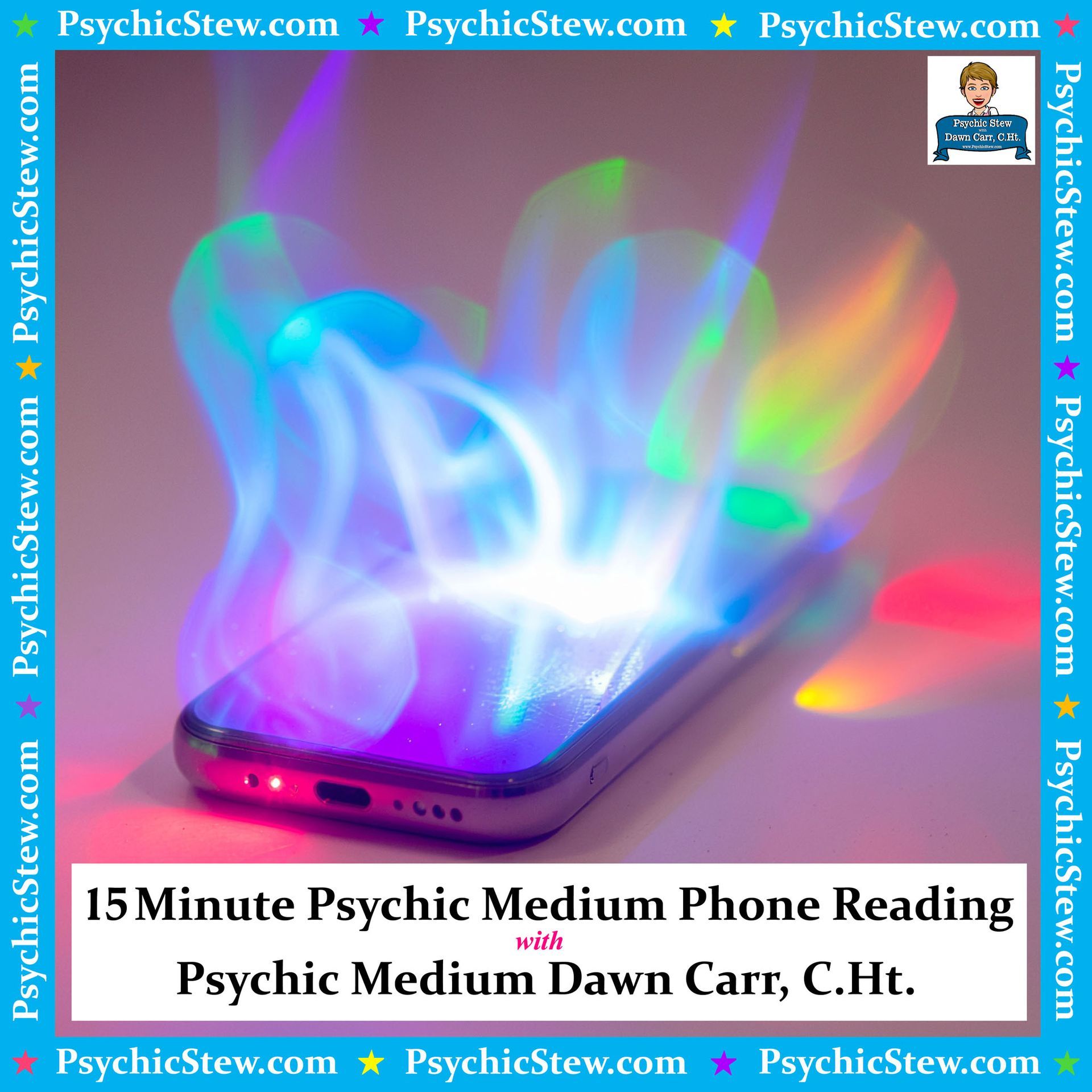 15 MInute Psychic Medium Phone Reading with Dawn Carr, C.Ht. 15 Minute Psychic Medium Phone Reading with Dawn Carr, C.Ht.
