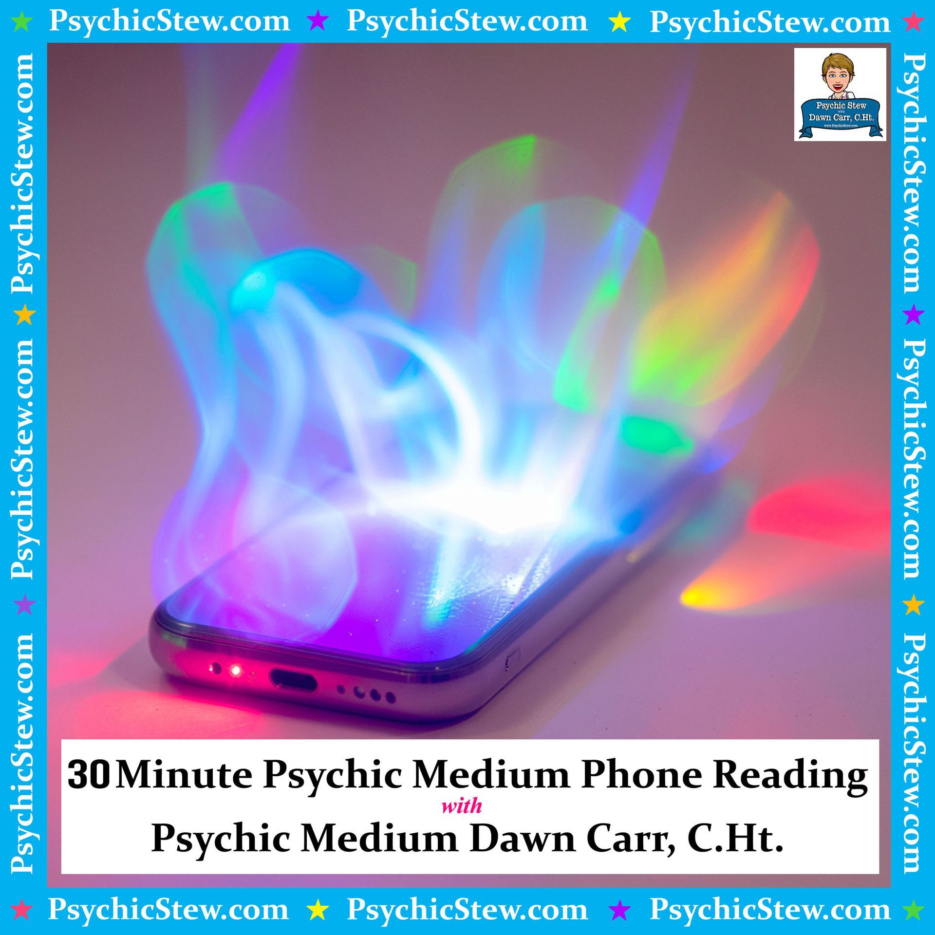 30 Minute Psychic Medium Phone Reading with Dawn Carr, C.Ht. 30 Minute Psychic Medium Phone Reading with Dawn Carr, C.Ht.