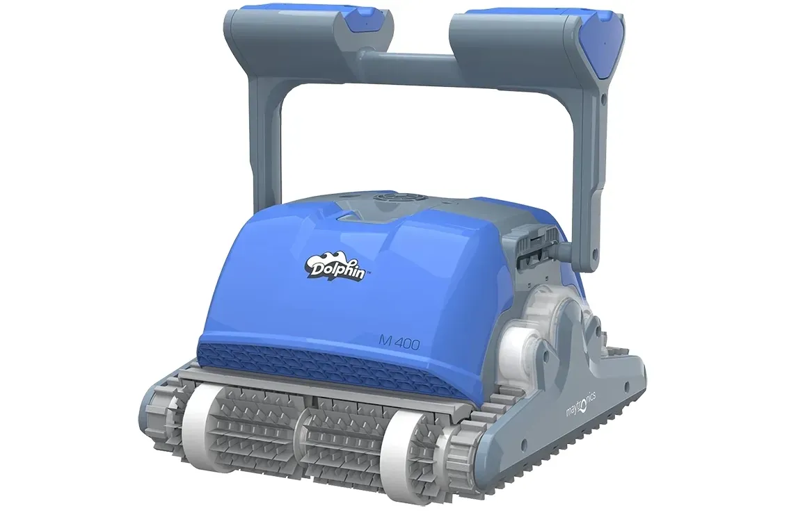 A pool cleaner in a glass box — Sunchem Quality Cleaning Products In Gympie, QLD