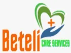 Logo for Beteli Care Services: orange text, green heart shape with a plus sign, blue hand, and "CARE SERVICES" text.