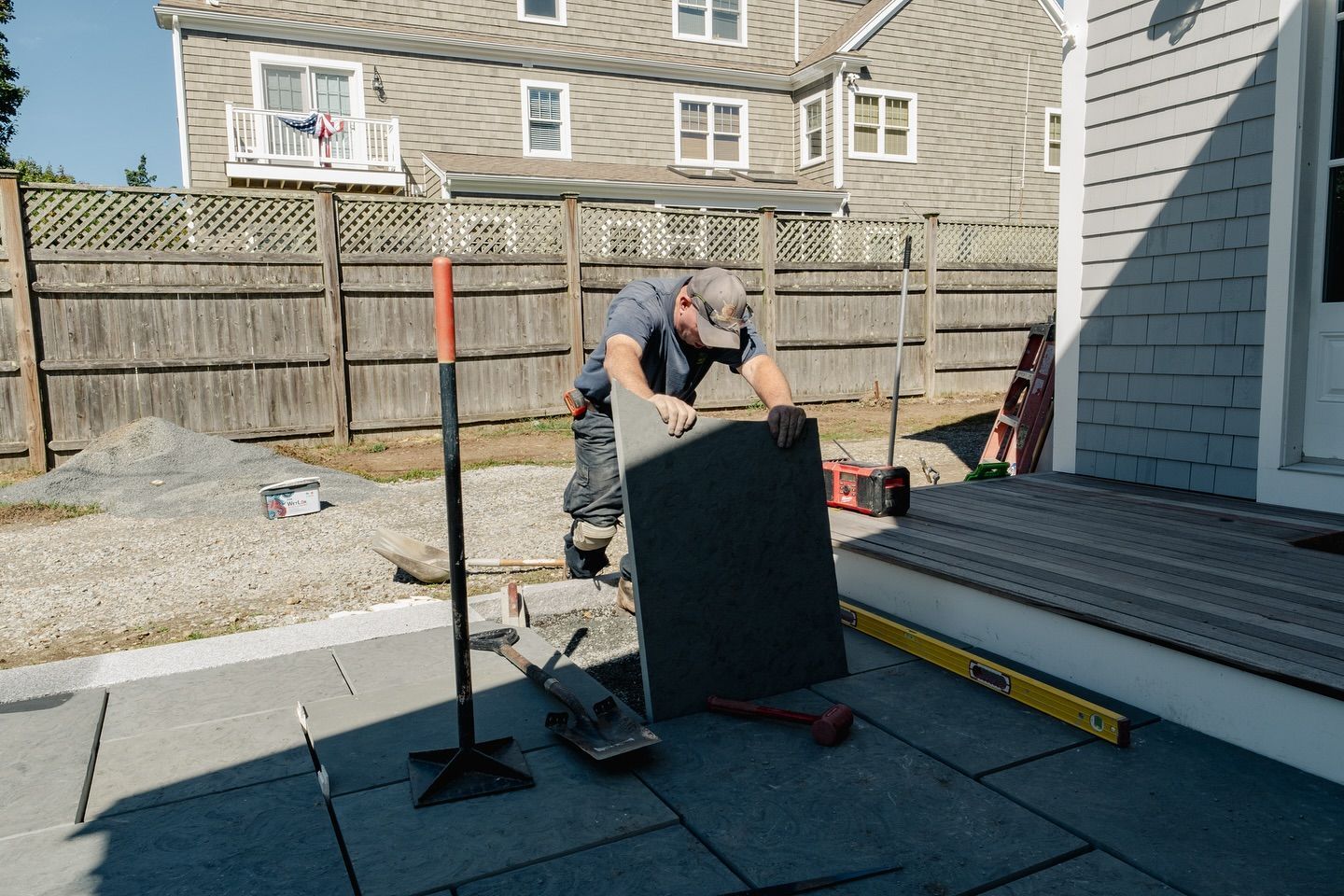 patio installation in Weymouth MA