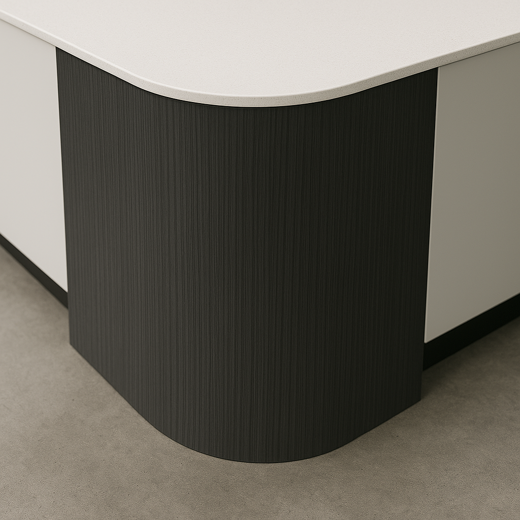 curved end panel