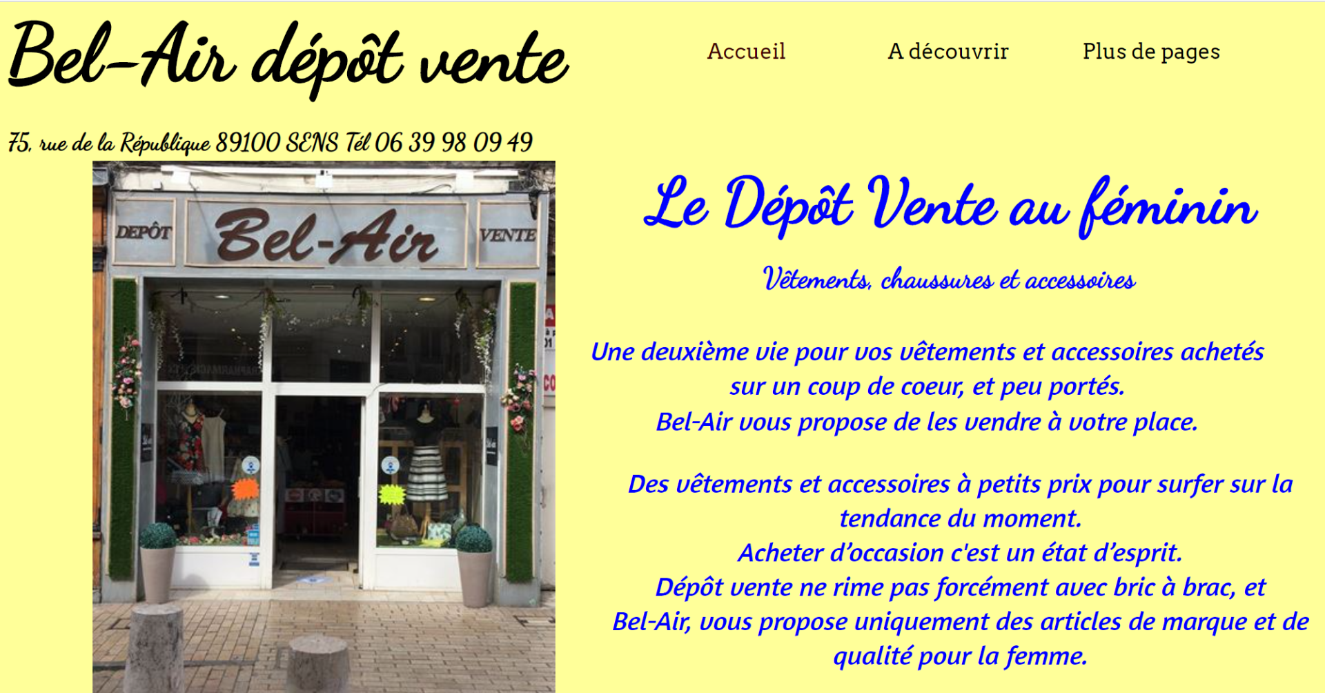 Dépôt vente, prêt à porter, chaussure, vêtements