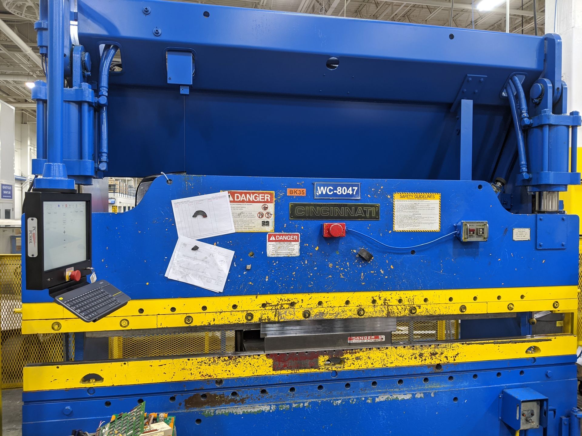 Cincinnati Press Brake Control Upgrade PC Controls