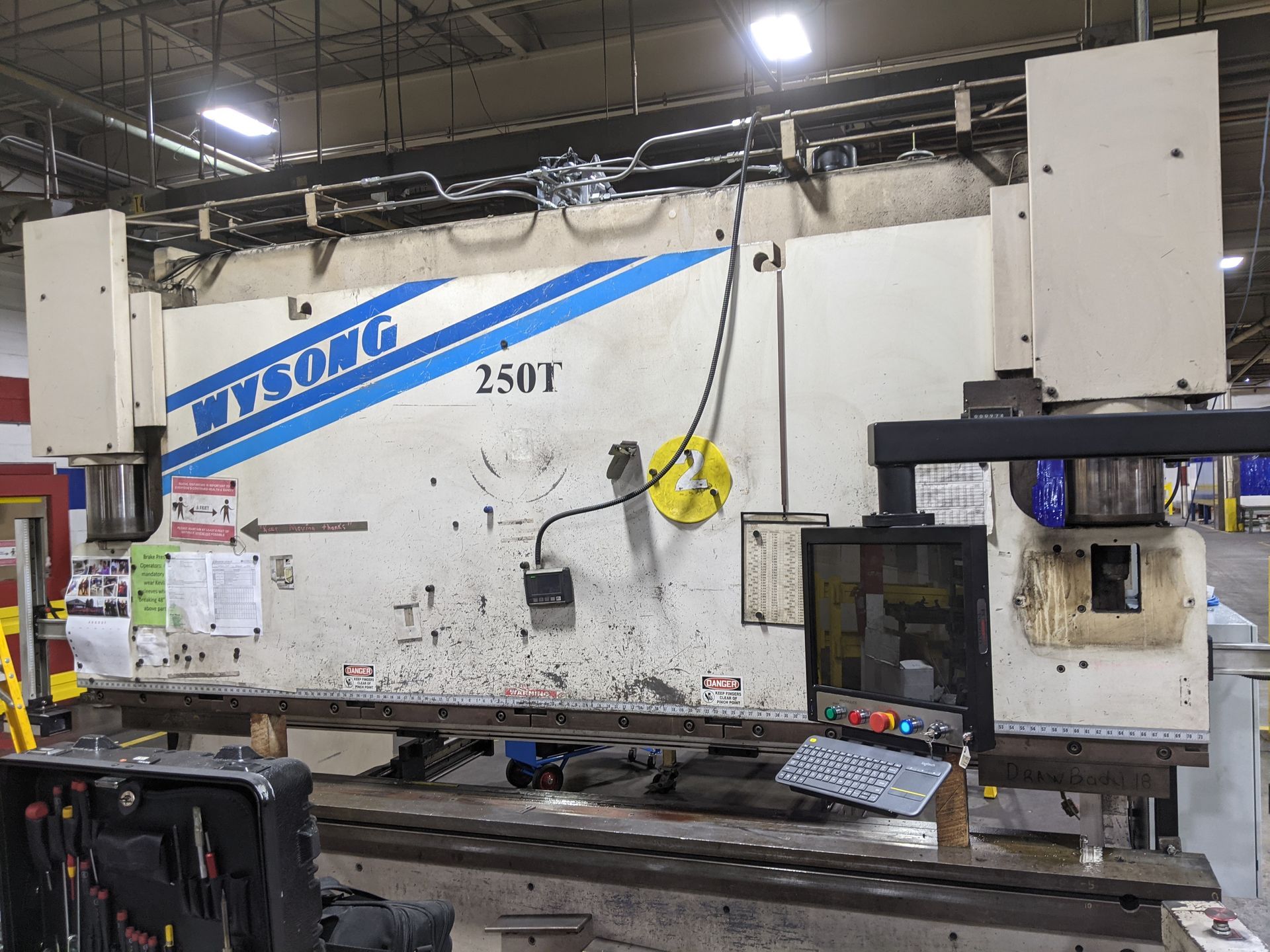 Wysong press brake machine