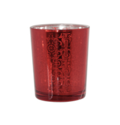 Fantasia Red Candle Votive for Wedding or Event Styling and Design