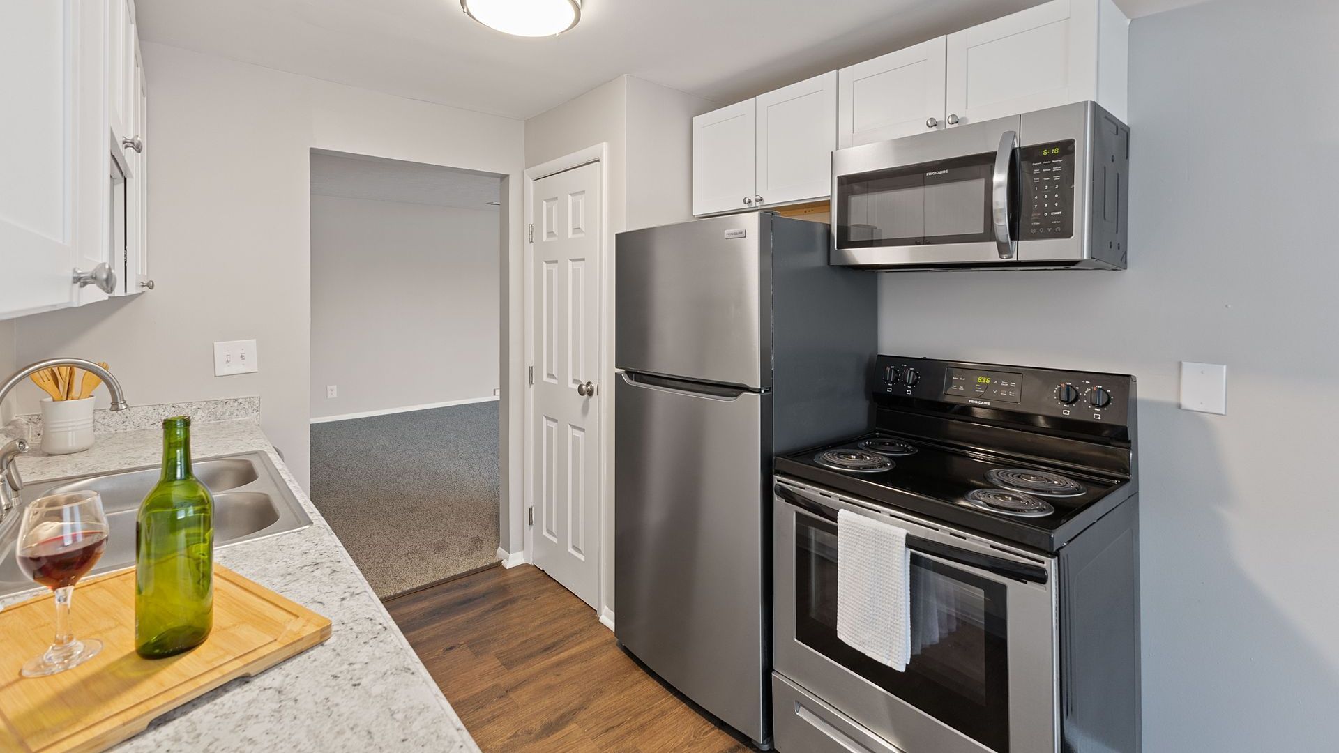 a photo of a renovated kitchen at Wimbledons