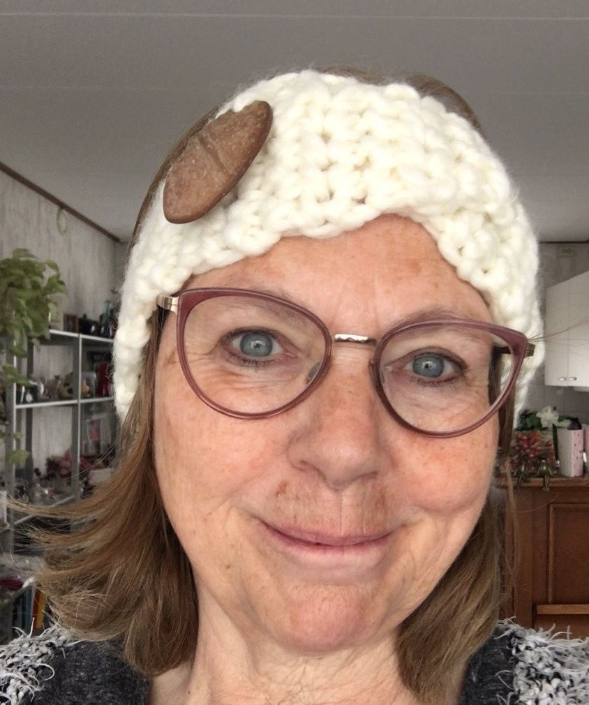 Haarband met kokosknoop