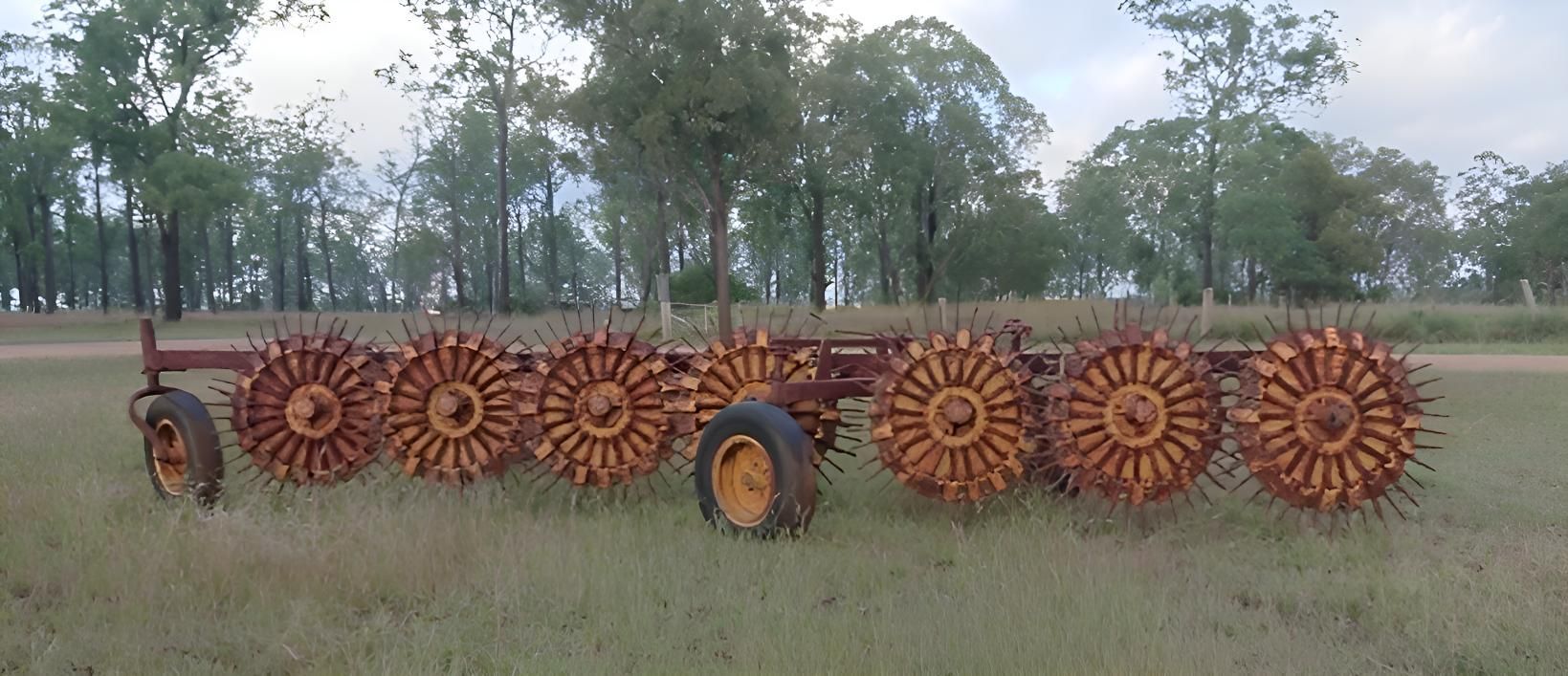 Rotary Stick Rake  — Greenslade's Dozer & Excavator Hire Pty Ltd In Taabinga, QLD