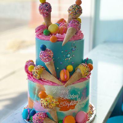 Denver Happy Nerd Birthday Candy Cake