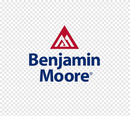 The benjamin moore logo is on a transparent background.