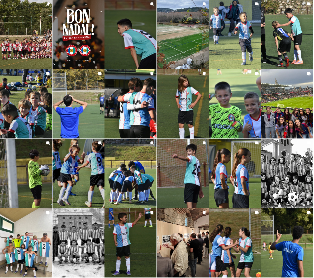 Segueix Fundació Arbúcies CF a Instagram