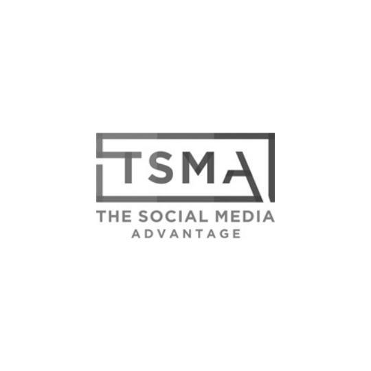 Tsma the social media advantage logo on a white background
