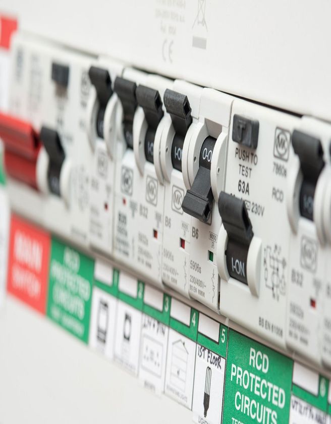 RCD circuit breaker board — Commercial Electrical in Tamworth, NSW