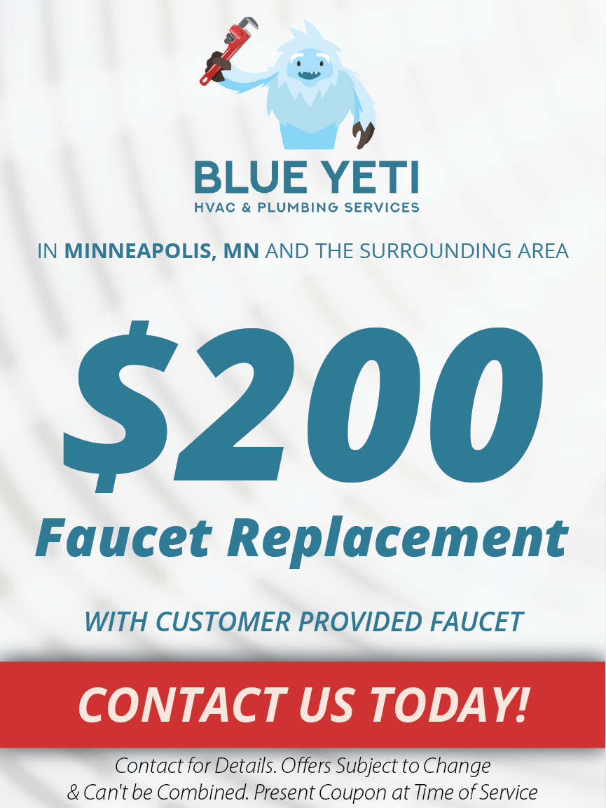 Minneapolis Blue Yeti Plumbing Faucet Replacement