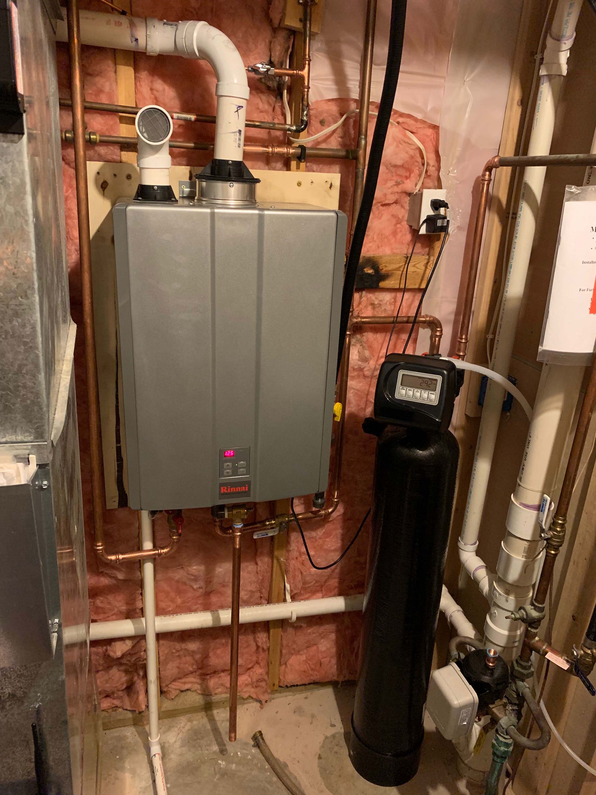 Boiler in a basement by blue yeti services