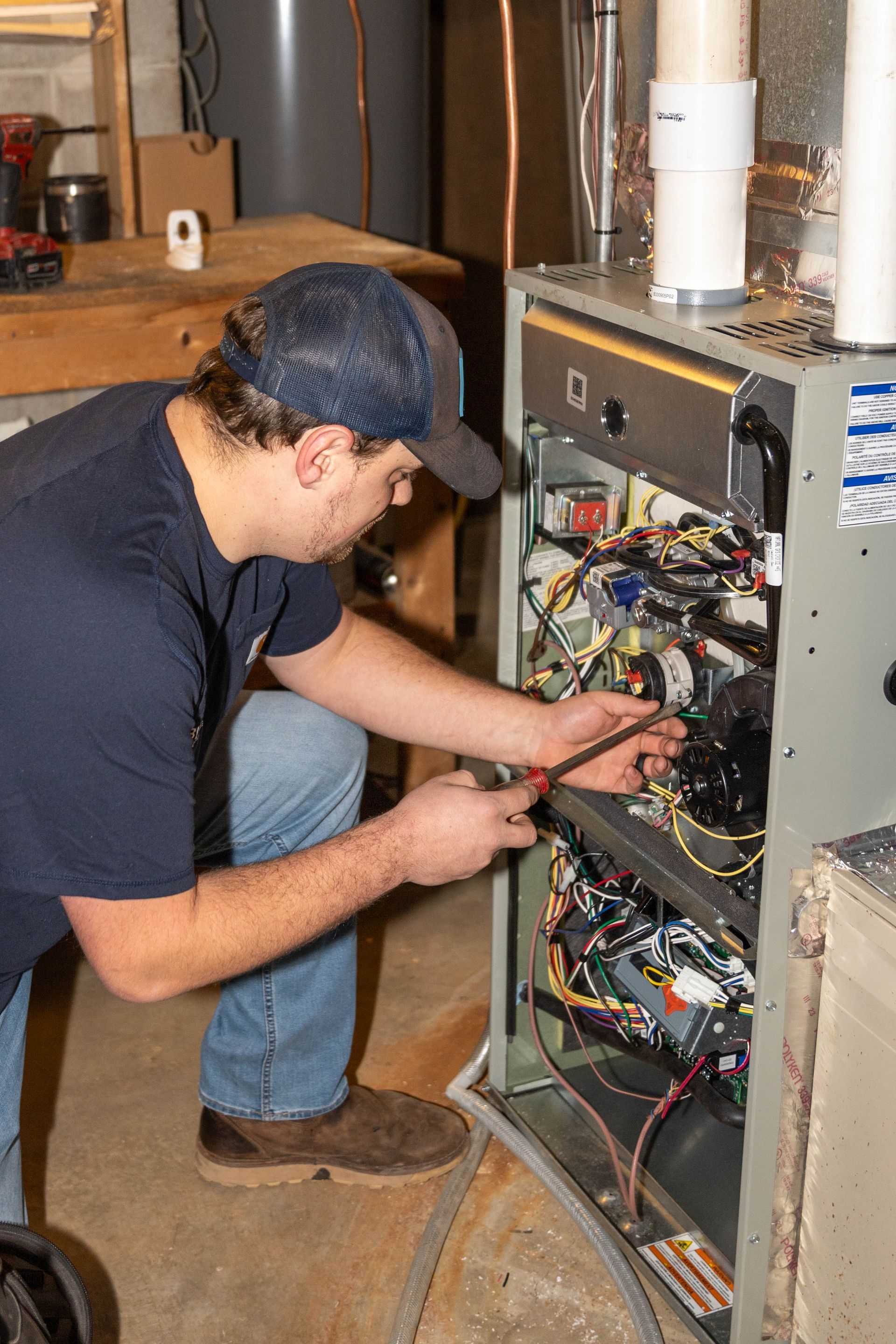 repaired furnace by blue yeti services