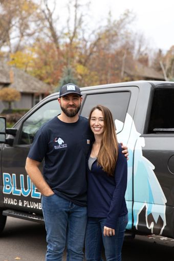 John and Emily Black of Blue Yeti HVAC Plumbing