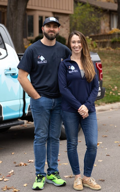 John and Emily Black of Blue Yeti HVAC Plumbing