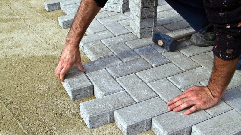 Block paving