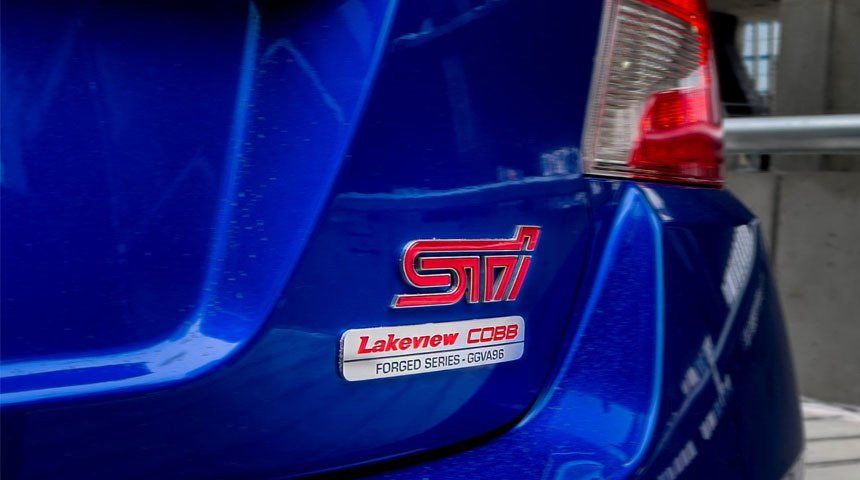 Subaru STI badge - COBB Tuning history