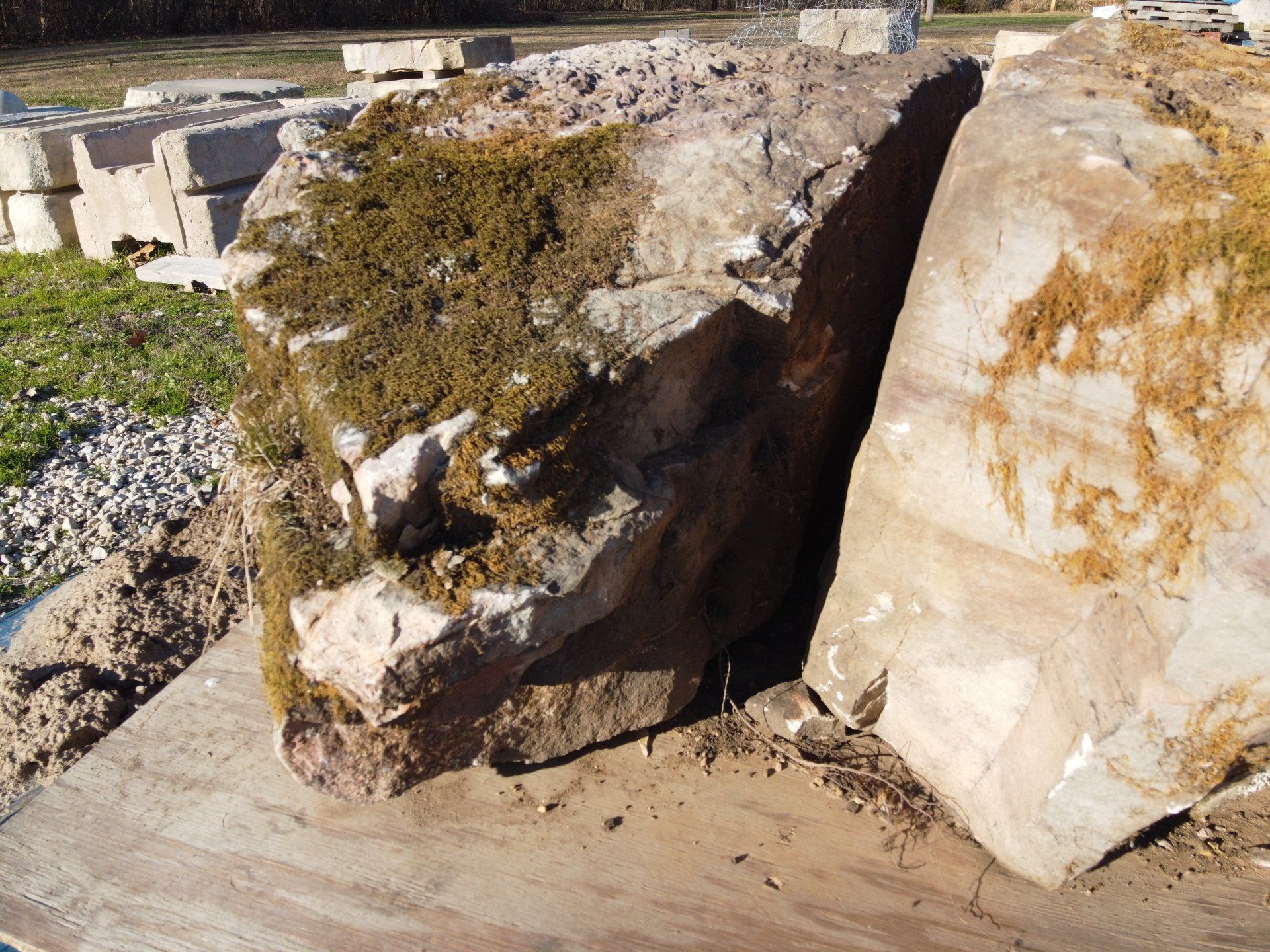 Mossy Landscaping Boulders | Jefferson City, MO