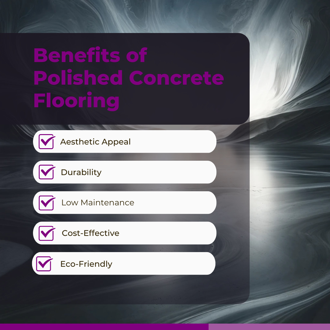 Image of benefits of Polished Concrete Flooring