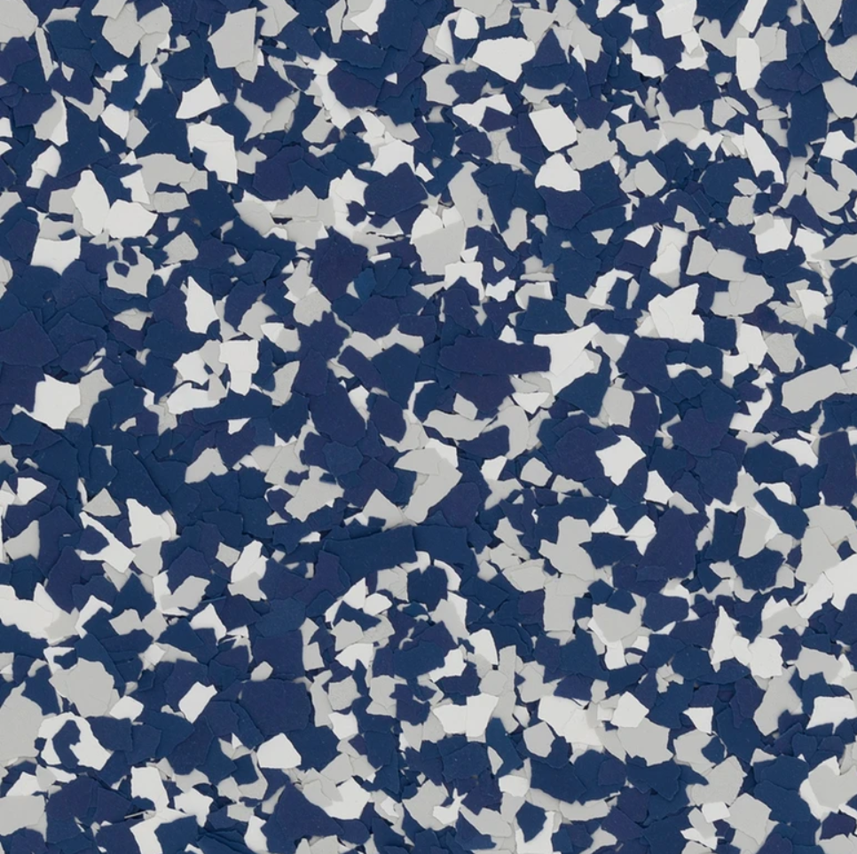 Beaver epoxy flake chips.