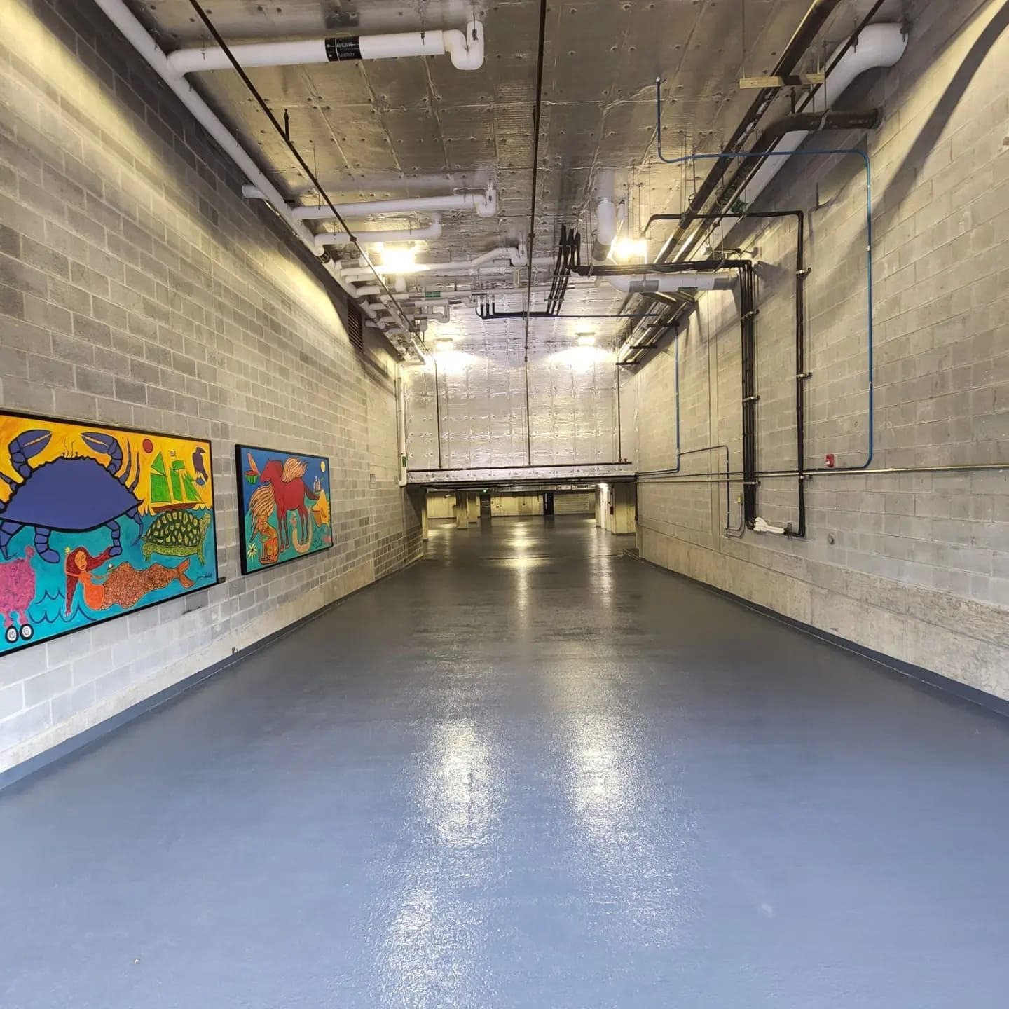 Commercial Epoxy Floor in Garage