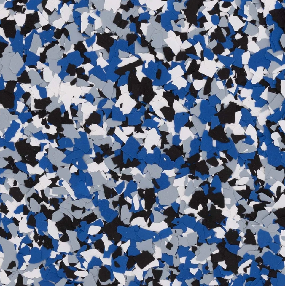 Orbit epoxy flake chips.