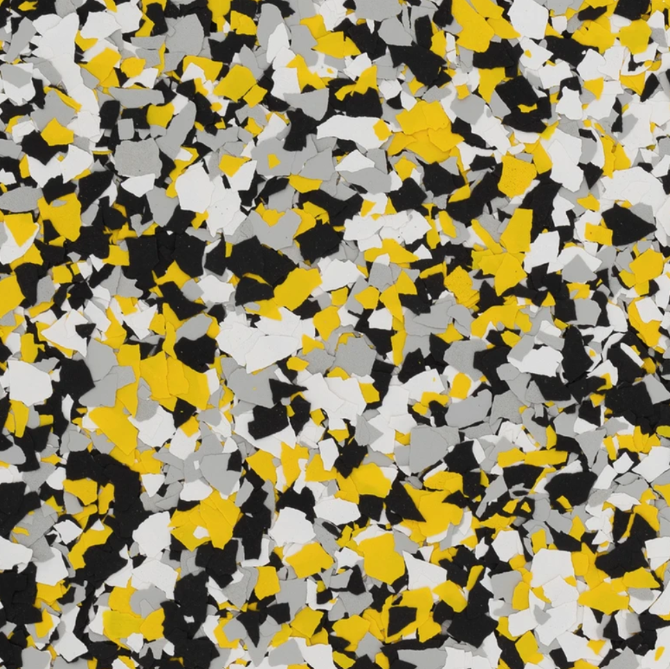 Yellowjacket epoxy flake chips.
