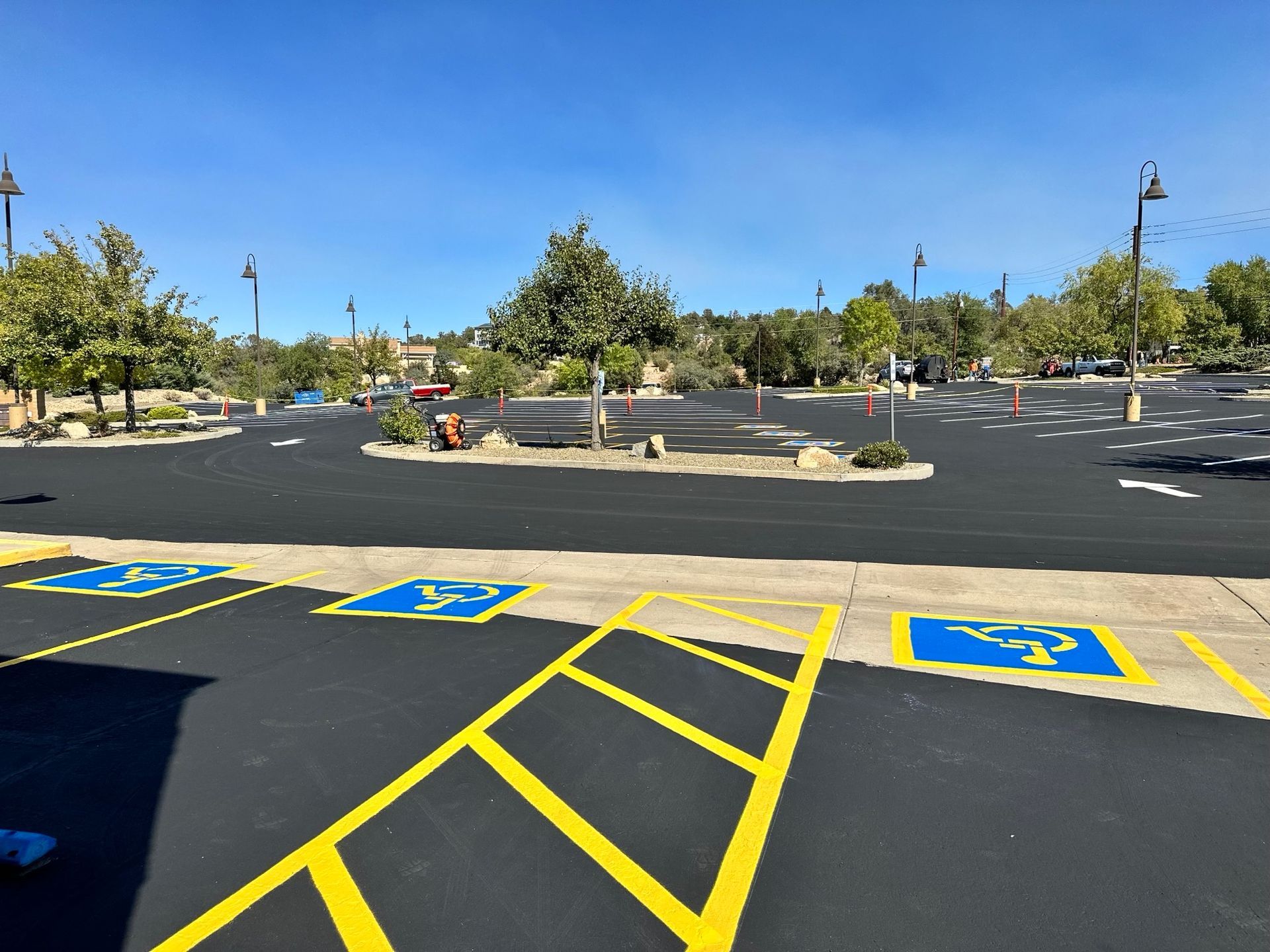 Concrete Parking Lot — Prescott, AZ — Maurer Sealing & Striping