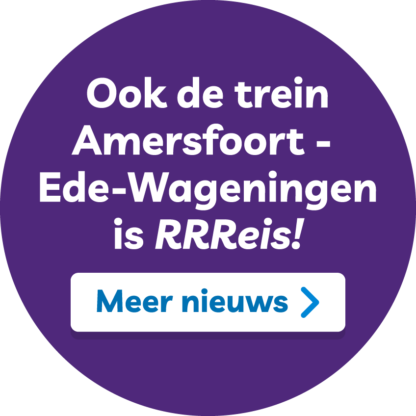 Ook de trein Amersfoort - Ede-Wageningen is straks RRReis!
Bekijk wat dit voor jou betekent.