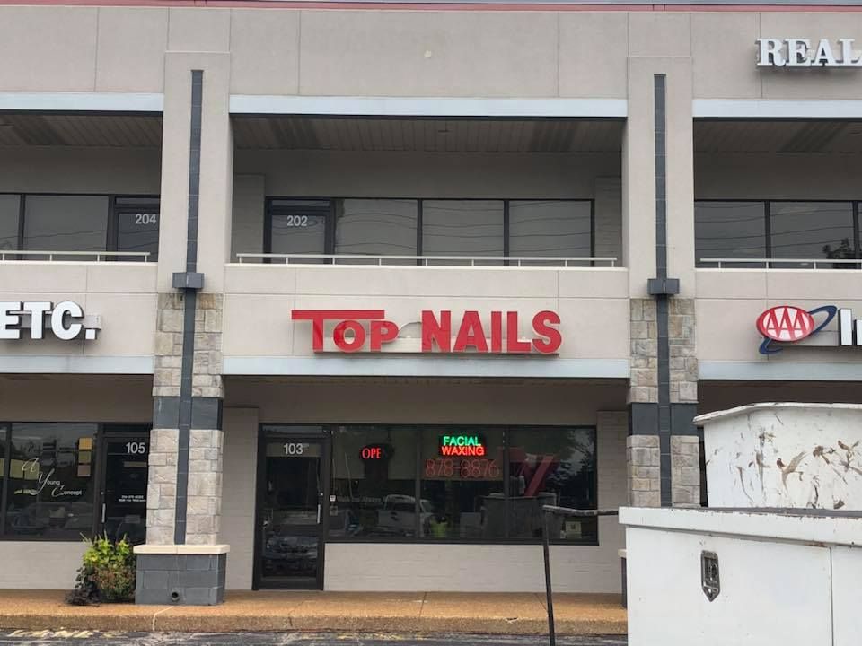 Top Nails Sign — St. Louis, MO — Plasti-Lite Signs